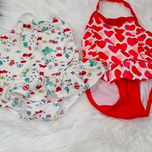 Lot of 2 Gymboree bathingsuit- 18-24mths